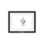 Souvenir Pin Flag in Frame